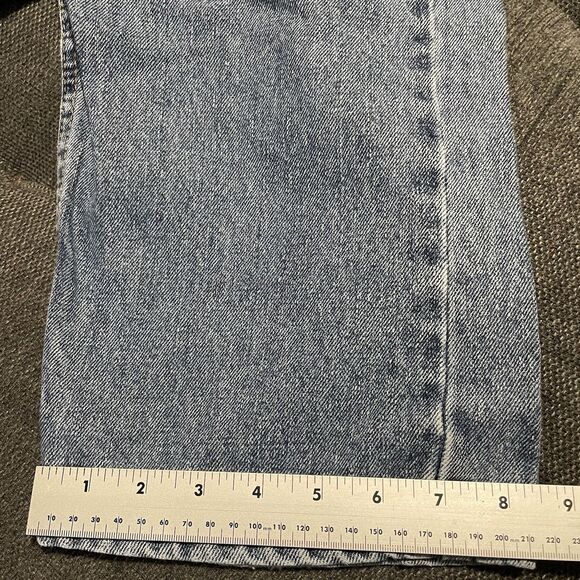 Levi's‎ 505 Jeans Regular Fit Straight Leg Blue Medium Wash Denim Men's 38 X 29 - Picture 7 of 9